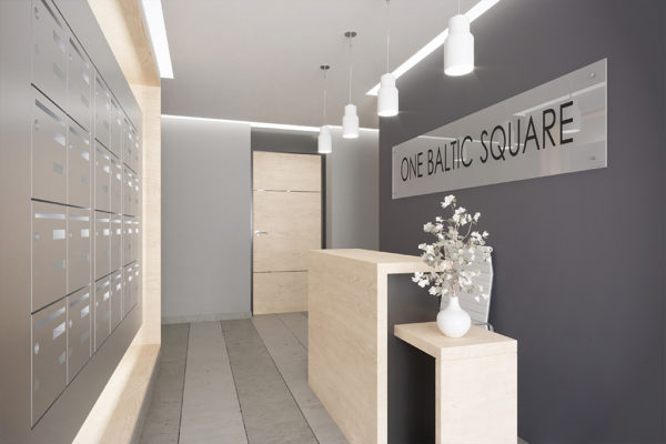 One Baltic Square front desk